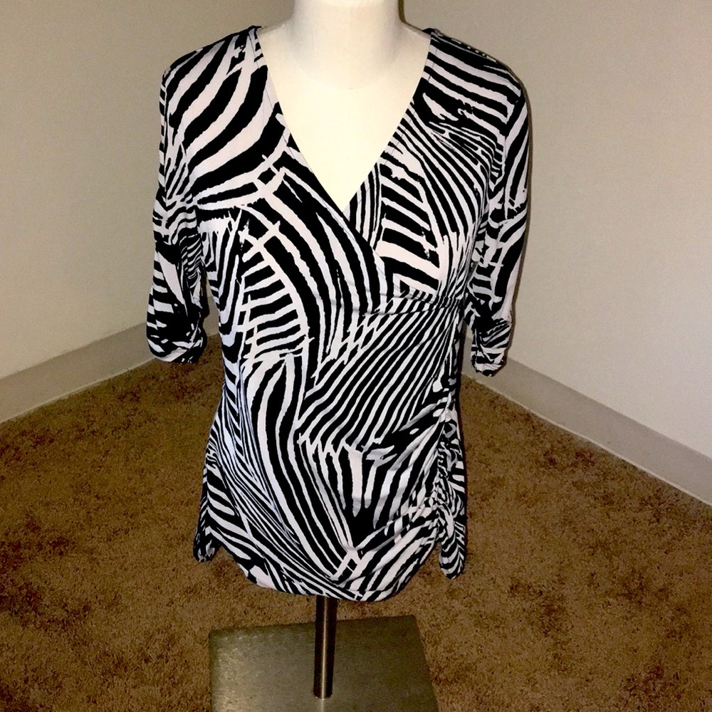 Women’s zebra top